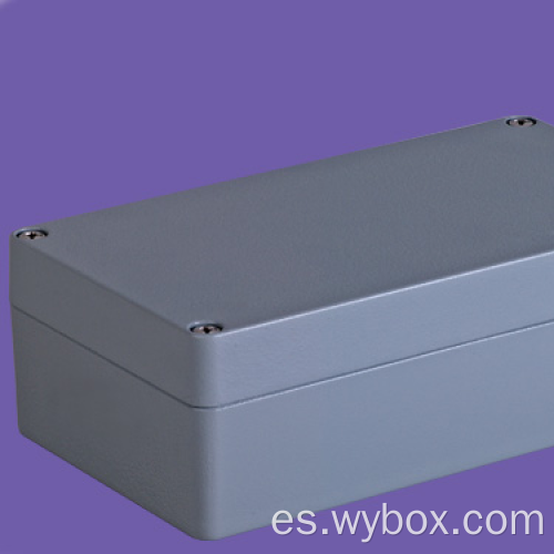 Caja de aluminio impermeable IP67 caja de aluminio de caja electrónica de aluminio personalizada para pcb AWP512 con tamaño 220 * 120 * 90 mm